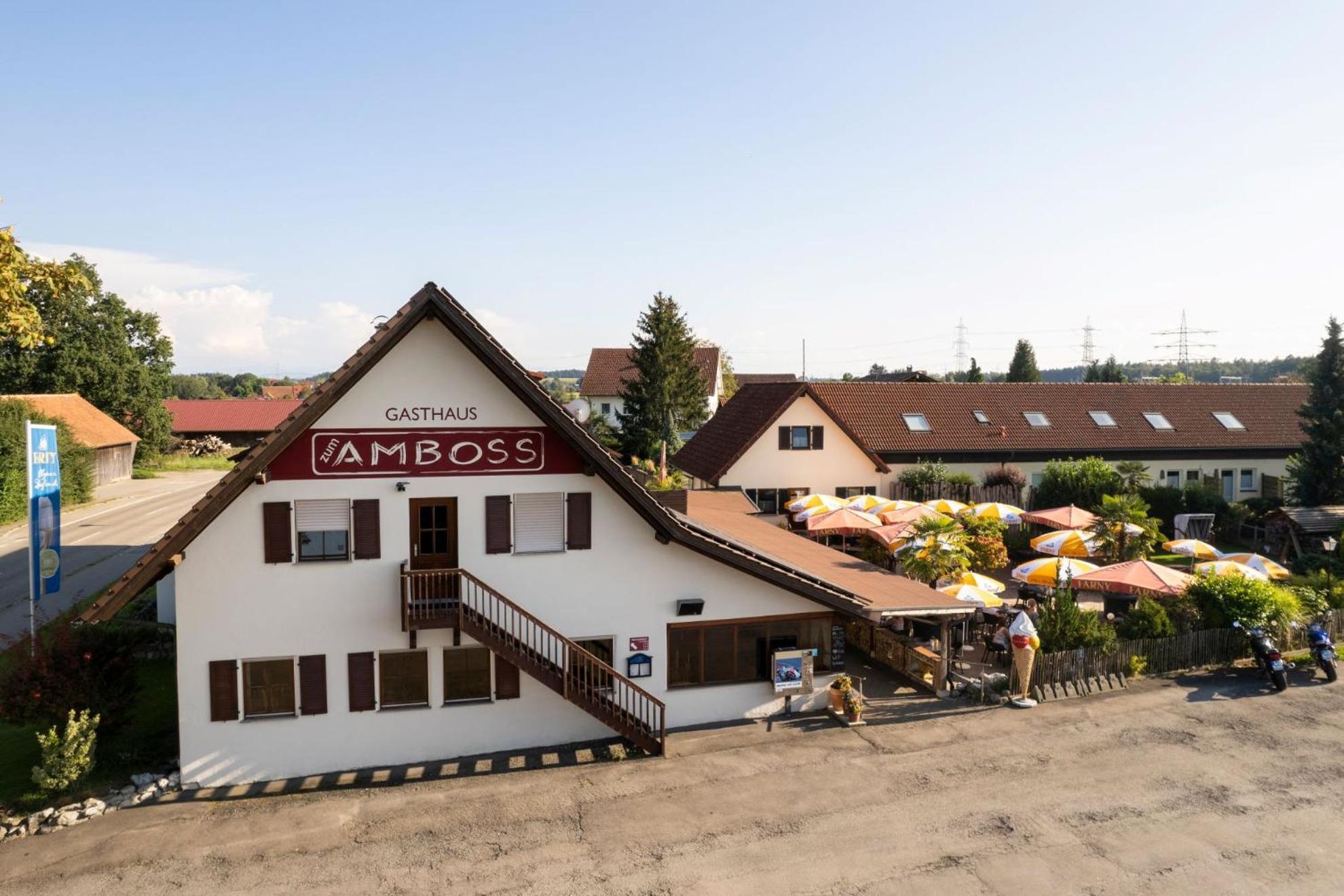 Altbau Gasthaus Amboss Grunkraut ภายนอก รูปภาพ